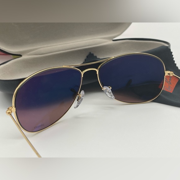 Authentic Ray Ban Aviator Brown Sunglasses - Picture 7 of 15